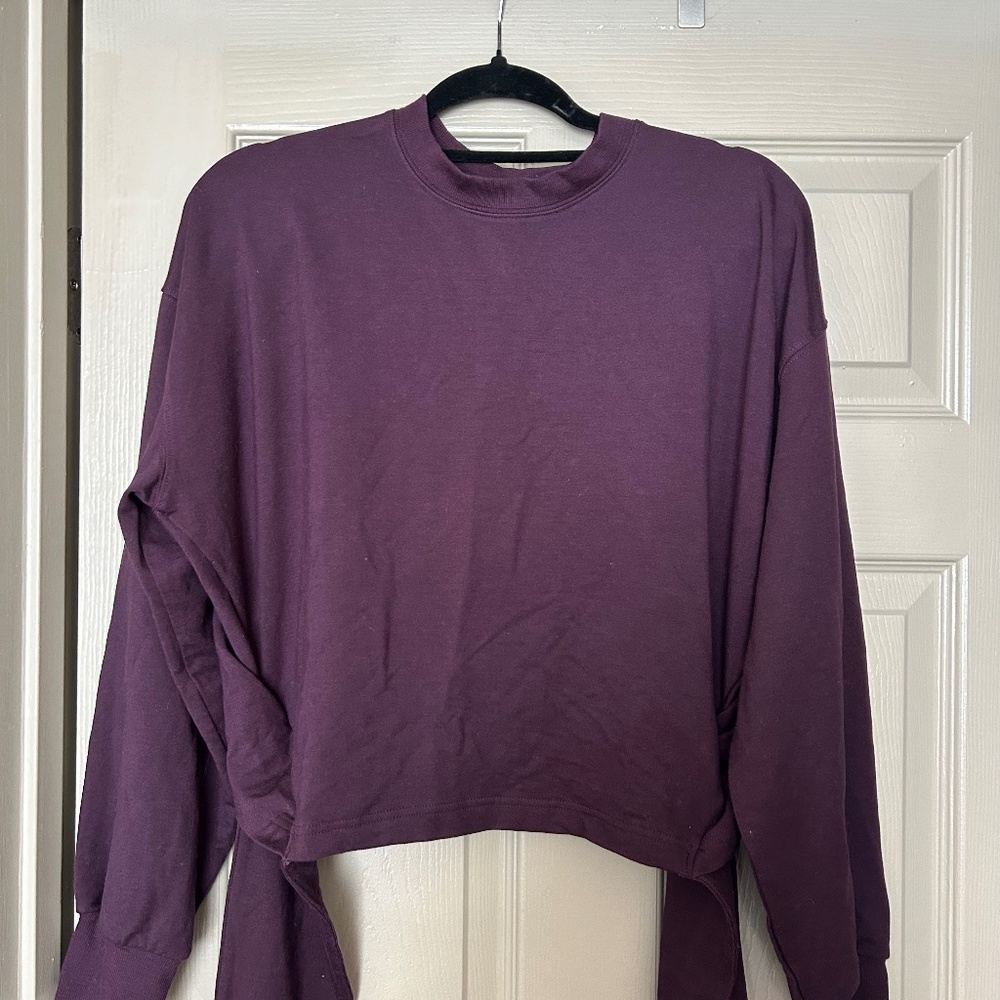 NWOT Athleta Open Back Sweatshirt
